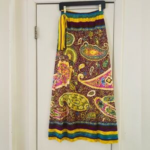 SOLD💔 Cos Cob Hostess Maxi Retro Mod Woodstock Festival Fairycore Maxi Skirt